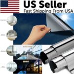 One Way Mirror Window Film Heat UV Reflective Privacy Tint Foil For Home Office - Image 3