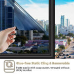 One Way Mirror Window Film Heat UV Reflective Privacy Tint Foil For Home Office - Image 13