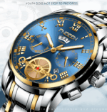 Men's Watch Relojes De Hombre Stainless Steel Quartz Classic Waterproof FNGEEN - Image 15