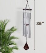 Wind Chimes for Outside Deep Tone 36 Inch Extra Large Wind Chimes Outdoor Clearance Tuned Relaxing Soothing Sound for Meditation Yoga Aluminum Religious Windchime for Garden Home Patio Porch Yard - Image 3