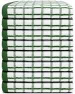 Premium Dish Towels for Kitchen with Hanging Loop 8 Pack Heavy Duty Absorbent 100% Cotton 410 GSM Terry Kitchen Towels 16x26 inch Green - Image 2