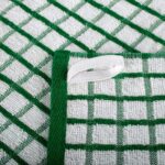 Premium Dish Towels for Kitchen with Hanging Loop 8 Pack Heavy Duty Absorbent 100% Cotton 410 GSM Terry Kitchen Towels 16x26 inch Green - Image 3