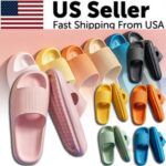 Cozy Pillow Slides Anti-Slip Sandals Ultra Soft Slippers Cloud Home Outdoor Shoe - Image 19