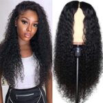 AA Hair Front Wig Womens Brazilian Human Long Curly Lace Wavy Hair Wigs US 2023 - Image 2