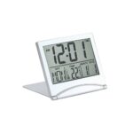 Digital Travel Alarm Clock Foldable Temperature LCD Clock Compact Desk Timer New - Image 2