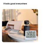 Digital Travel Alarm Clock Foldable Temperature LCD Clock Compact Desk Timer New - Image 7