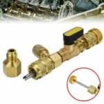 HVAC Tool AC Schrader Valve Core Remover Dual Size 1/4 and 5/16 Port Installer - Image 12