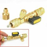HVAC Tool AC Schrader Valve Core Remover Dual Size 1/4 and 5/16 Port Installer - Image 10