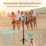 Selfie Stick Tripod 40" Bluetooth Remote Portable for iPhone and Android Phones - Image 5