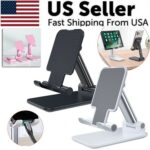 Adjustable Cell Phone Tablet Stand Desktop Holder Mount Mobile Phone iPad iPhone - Image 4
