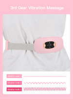 Electric Heating Menstrual Vibration Pad Belt For Period Pain Relief Cramps US - Image 12