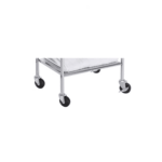 4x 3 Inch Rubber Casters Heavy Duty Safety Brake Wheels For Wire Shelving Rack - Image 17