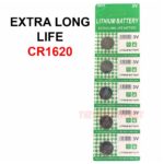 5 PCS CR1620 Lithium Battery 3V Button Cell Watches Pagers Calculators LONG LIFE - Image 11