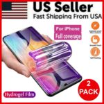 2PCS Hydrogel Screen Protector For iPhone 15 14 13 12 11 Pro Max SE X XS XR 8 7 - Image 12