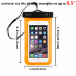 3 Pack Waterproof Floating Cell Phone Pouch Dry Bag Case Cover For Phone Samsung - Image 9