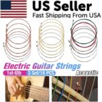 3 Sets of 6 Guitar Strings Replacement Steel String For Acoustic Guitar 1st-6th