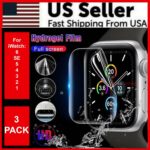 3PC TPU Hydrogel Screen Protector For Apple iWatch Watch 2/3/4/5/6 38/42/40/44mm - Image 6