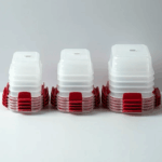 5 Pack Stackable Food Storage Containers Airtight & Leakproof Set Snap Lock Lids - Image 10