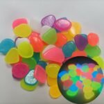 300PCS Glow in The Dark Pebbles Garden Glowing Rocks Fish Tank Luminous Stones - Image 2