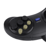 2X 6 Button Game Pad Controller For SEGA Genesis Black Old School Classic New - Image 5