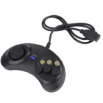 2X 6 Button Game Pad Controller For SEGA Genesis Black Old School Classic New - Image 6