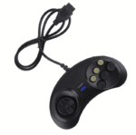 2X 6 Button Game Pad Controller For SEGA Genesis Black Old School Classic New - Image 10