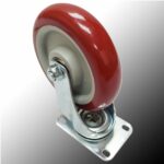 4 Pack 5 Inch Caster Wheels Swivel Plate Polyurethane Wheels Heavy Duty Wheels - Image 14