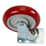4 Pack 5 Inch Caster Wheels Swivel Plate Polyurethane Wheels Heavy Duty Wheels - Image 19