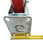 4 Pack 5 Inch Caster Wheels Swivel Plate Polyurethane Wheels Heavy Duty Wheels - Image 5