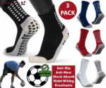 3 Pair Sport Socks Anti Slip W/ Grip Soccer Men Football Basketball Sock Premium - Image 16
