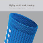 3 Pair Sport Socks Anti Slip W/ Grip Soccer Men Football Basketball Sock Premium - Image 12