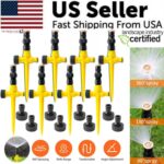 360�� Rotation Auto Irrigation System Garden Lawn Sprinkler Patio Save Water USA - Image 2