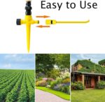 360�� Rotation Auto Irrigation System Garden Lawn Sprinkler Patio Save Water USA - Image 13