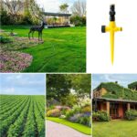 360�� Rotation Auto Irrigation System Garden Lawn Sprinkler Patio Save Water USA - Image 14