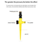 360�� Rotation Auto Irrigation System Garden Lawn Sprinkler Patio Save Water USA - Image 16