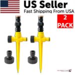 360�� Rotation Auto Irrigation System Garden Lawn Sprinkler Patio Save Water USA - Image 18