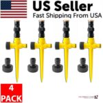 360�� Rotation Auto Irrigation System Garden Lawn Sprinkler Patio Save Water USA - Image 20