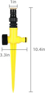 360�� Rotation Auto Irrigation System Garden Lawn Sprinkler Patio Save Water USA - Image 7