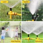 360�� Rotation Auto Irrigation System Garden Lawn Sprinkler Patio Save Water USA - Image 8