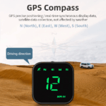 Digital Car HUD GPS Speedometer Head Up Display MPH KMH Compass Overspeed Alarm - Image 15