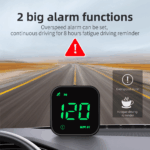 Digital Car HUD GPS Speedometer Head Up Display MPH KMH Compass Overspeed Alarm - Image 11