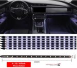 Lot Waterproof 12''/15 DC 12V Motor LED Strip Underbody Light For Car Motorcycle - Image 5