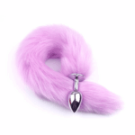 False Fox Tail With Metal Anal-Butt Plug Buttplug Cosplay Game Toy Games Romance - Image 22
