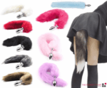 False Fox Tail With Metal Anal-Butt Plug Buttplug Cosplay Game Toy Games Romance - Image 13