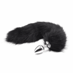 False Fox Tail With Metal Anal-Butt Plug Buttplug Cosplay Game Toy Games Romance - Image 14