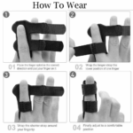 Adjustable Trigger Finger Splint Straightener Corrector Brace Support Protector - Image 9
