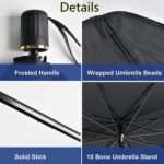 51" Car Windshield Sun Shade Foldable Umbrella Front Window Cover Visor Umbrella - Image 2