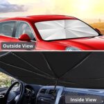 51" Car Windshield Sun Shade Foldable Umbrella Front Window Cover Visor Umbrella - Image 5