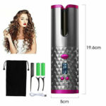 Hair Curler LCD Cordless Auto Rotating Waver Curling Iron Ceramic Wireless USA - Image 6