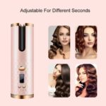 Hair Curler LCD Cordless Auto Rotating Waver Curling Iron Ceramic Wireless USA - Image 12